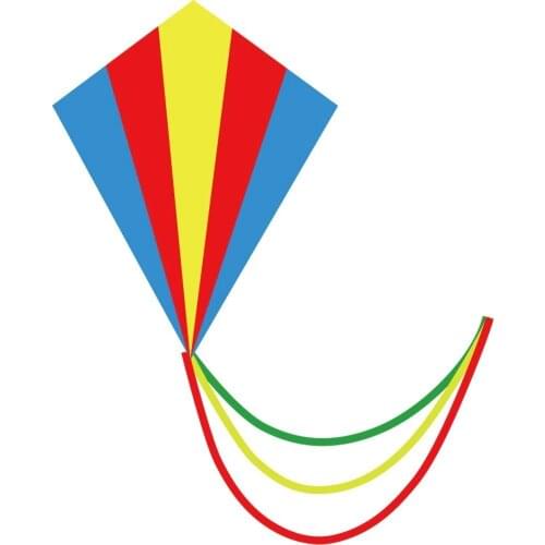 Outdoor Fun Sport New Arrive Rhombus Kite / Diamond Kites For Children With Handle And Line Good Flying