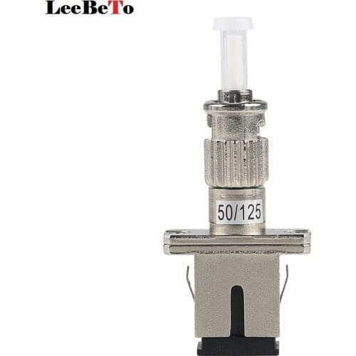 SC Female-ST Male Optical Adapter ST-SC Flange Coupler Adapter Multimode MM50/125