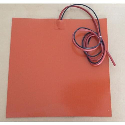 Silicone heater caldo letto per stampante 3d 320x320mm 700W 230 silicone stampante for High speed copier with ink