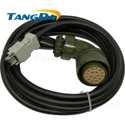 Tangda Servo motor code line series connection wire Cable 5 meters SGDM-10ADA SGMGH-09ACA61 Encoder Electric machinery X