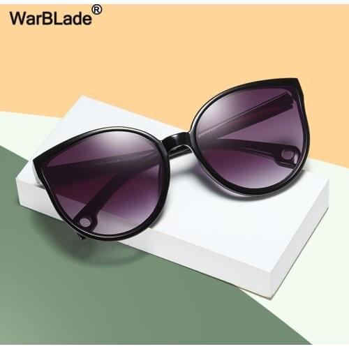 WarBLade Vintage Cateye Sunglasses Women Men Cat Eye Sun Glasses Brand Designer Driving Eyewear Female UV400 Oculos De Sol
