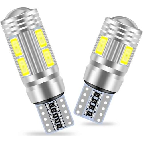 T10 W5WLED Canbus 12V 6000K 5630 6/10 SMD Car LED Bulb Auto Clearance Wedge Side Turn Singal Light No error Super Bright White