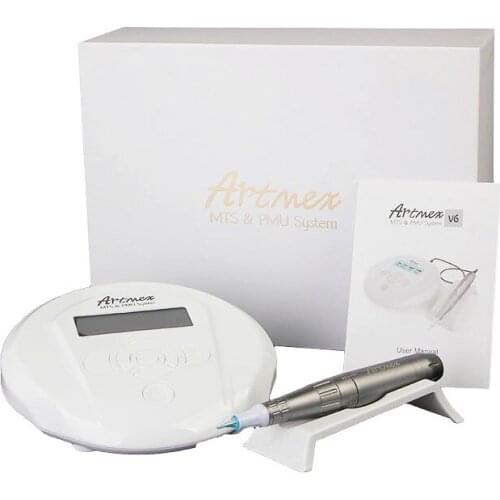 Artmex V6 Permanent Make Up Tattoo Machine Portable Skin Rejuvenation Microneedling Pen Eyebrow Eyeliner Lip Tattoo Gun MTS PMU