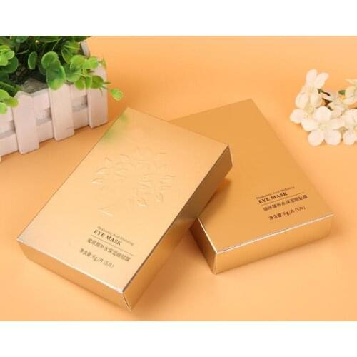 Unique cosmetic containers mask package box for skin care cream,cardboard perfume box with emboss logo ---PX11757
