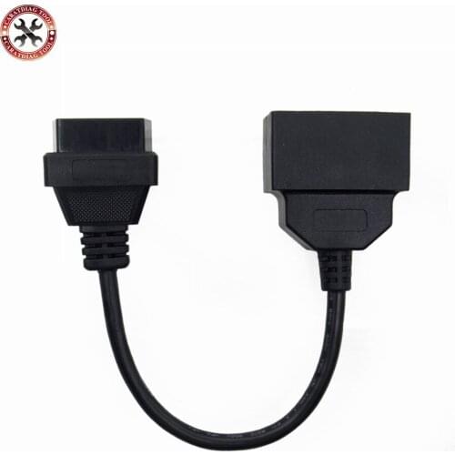 10pcs/lot Newset For Toyota 22pin Female To 16Pin OBD2 Cable Connector Adapter for toyota 22 Pin To 16 Pin In Stock