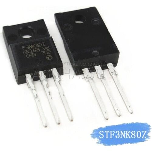 10PCS STF3NK80Z STF3NK80 TO220 TO-220 F3NK80Z MOS FET transistor new original