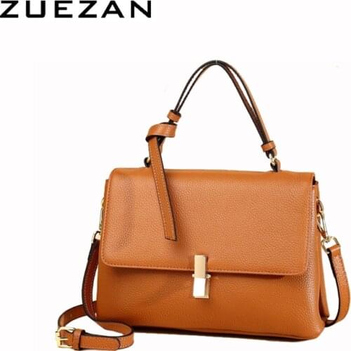 2 Compartments, Girls Flap Handbag, Real Cows skin, Women Genuine Leather Messenger Bag, Female Shoulder Cross-body Bag, D060