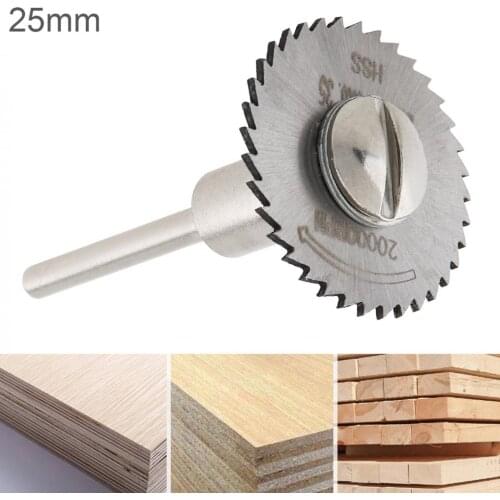 25mm HSS Tool Cutting Mandrel Disc Blade and Circular Blade Mini Saw Blade NEW