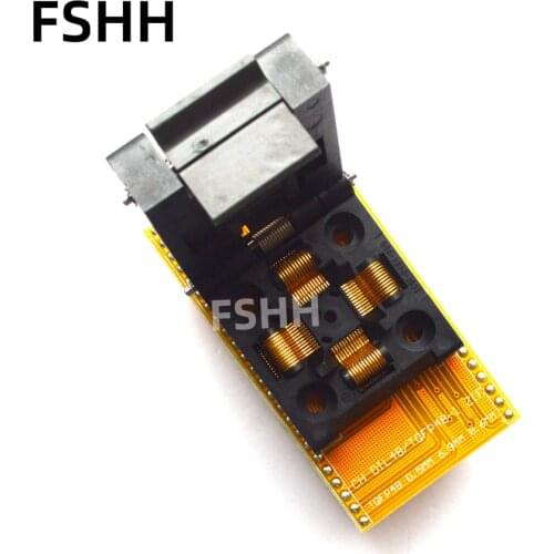 QFP48 to DIP48 Programmer adapter TQFP48 LQFP48 ic test socket (1pin to 1pin) 0.5mm