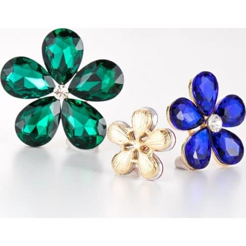 10pcs New wholesale alloy flower zinc alloy apparel accessories DIY crafts shoes accessories 2.1cm