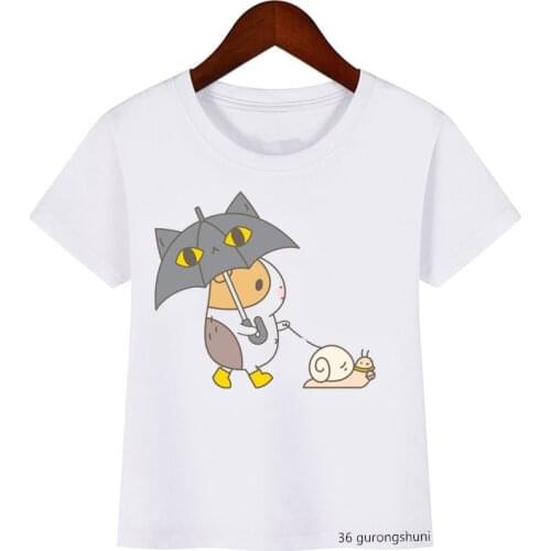 Kids Clothes Cute Cycling Guinea Pig Print T-shirt Boys and Girls Funny Kawaii Children Clothing T-shirt Camisetas Summer Tops