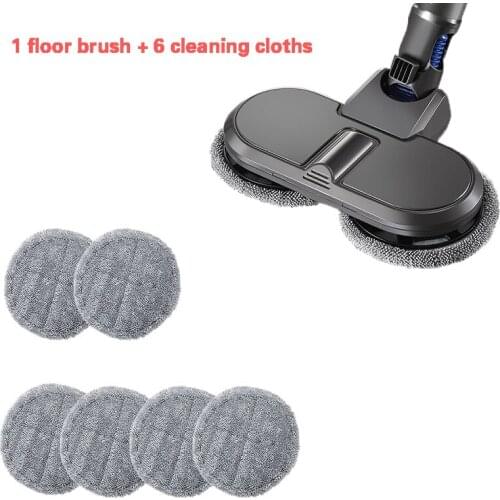Electric Mopping Brush + Vacuum Cleaner Cleaning Cloth for Dyson V7 V8 V10 V11 Replaceable Parts