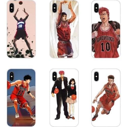 Hot Anime Slam Dunk Accessories Phone Shell Covers For Motorola Moto X4 E4 E5 G5 G5S G6 Z Z2 Z3 G G2 G3 C Play Plus