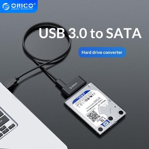 ORICO 20UTS USB3.0 to SATA Hard Drive Adapter SSD SATA Adapter Cable Converter Super Speed USB 3.0 To SATA 22 Pin