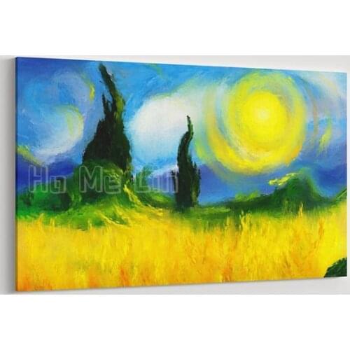 Van Gogh Sunny Day Canvas Print Wall Art