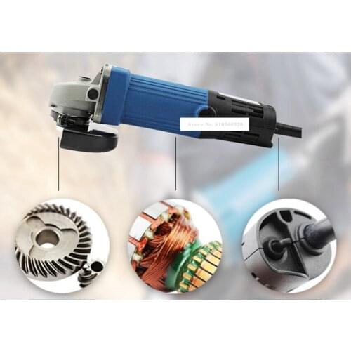 S1M-FF04 Professional Power 560W Mini Electric Angle Grinder Polisher Machine Heavy Duty 100mm Hand Sander Wheel Grinder Tool