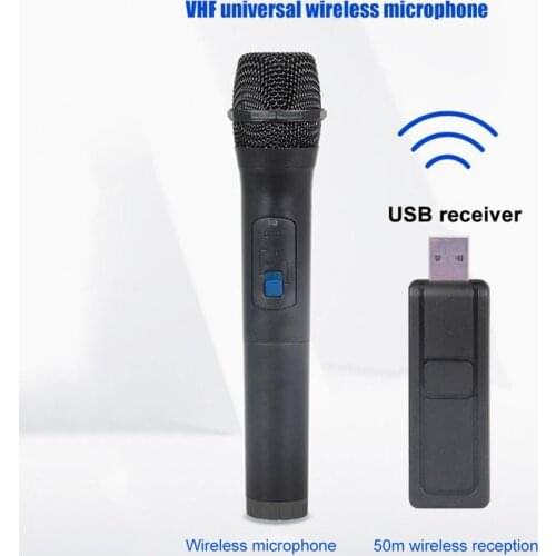 Microphone UHF Wireless Plastic Karaoke Wireless Microphone High-fidelity Wireless Lightweight Noise Reductionfor Singing