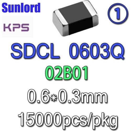 SDCL 0603QB01 Multilayer Chip Ceramic Inductor Bluetooth RF 5G AI EMI 3C Phone Video Audio Computer Mobile Office Communication