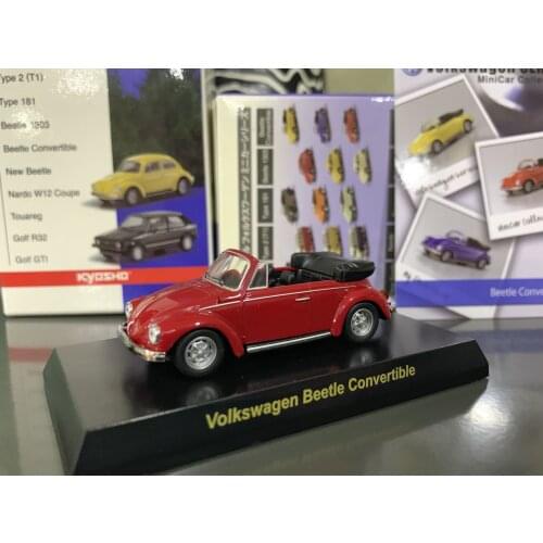 KYOSHO 1/64 Volks wagen VW Beetle Convertible Collect die casting alloy trolley model