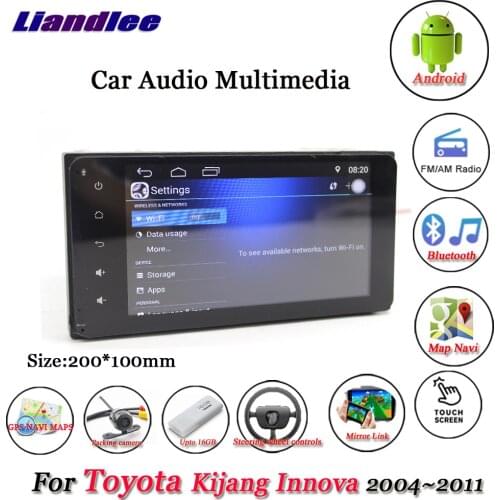 Car Android Player Carplay System For Toyota Kijang Innova 2004-2011 Radio Multimedia Stereo GPS Navigation HD Screen