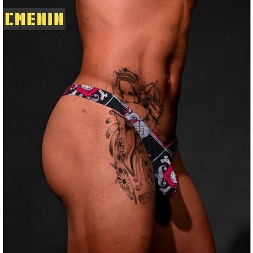 Soft Cotton Gay Men Sexy Underwear Thong Men Jockstrap Popular Mens Thongs And G Strings Gay Thongs AD7301