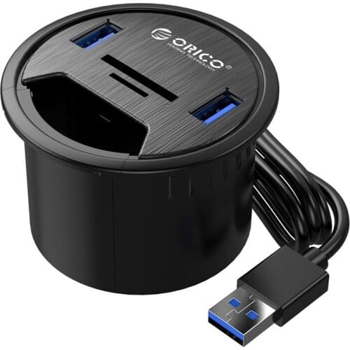 Desktop Grommet USB 3.0 HUB Headphone Microphone Port Type C SD Card Reader OTG Adapter Splitter Laptop USB Hubs OTG Adapter