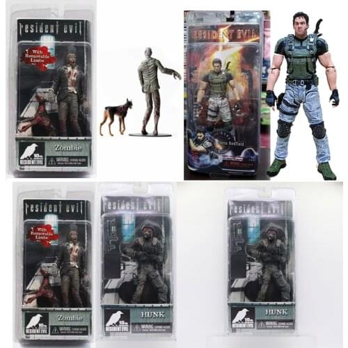 NECA Character Chris Redfield Figure PVC Collectible Model Toys Action Figure 18cm