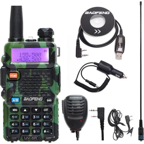 Baofeng walkie talkie UV-5R two way cb radio upgrade version baofeng uv5r 128CH 5W VHF UHF 136-174Mhz & 400-520Mhz