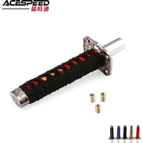 Katana Samurai Sword JDM Shift Knob Shifter 150mm W/ Adapters Fits Most Cars For Toyota