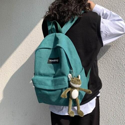 Vintage Sense Backpack 2020 New Style MORI Series Simple Backpack Korean-style High School College Student Versatile Canvas Scho