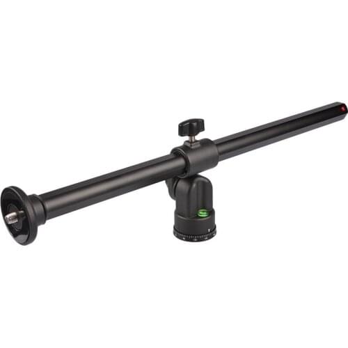 HiMISS Camera Tripod Boom Arm External Multi-Angle Center Column Extension Arm Locking Mount System