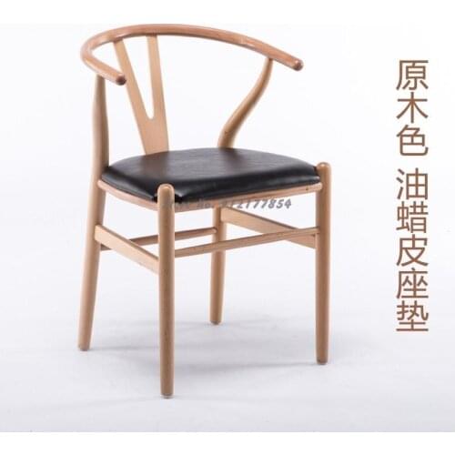 Nordic Solid Wood Dining Chair Y Chair Dining Chair Leisure Solid Wood Chair Stool Back Chair Creative Chair