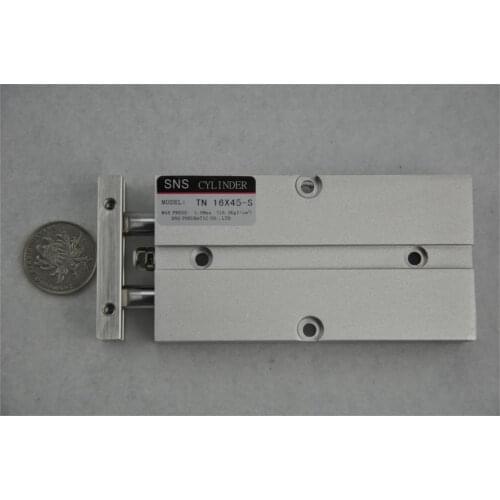 SNS TN16 * 45-S M5PTwith magnetic reed Airtac type twin rod guide dual shaft acting guide air cylinder TNJ & TND customized