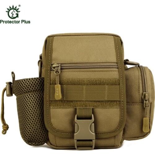 Tactics Molle Waist Bags Waterproof Men Casual Waist Pack Nylon Work Waist Bag Army Military Small bags Camouflage Bag D47