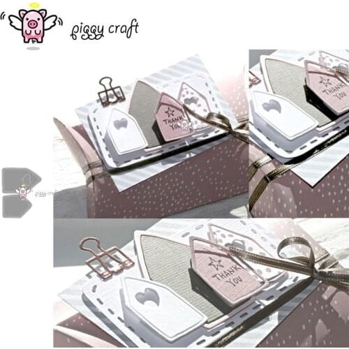 Piggy Craft metal cutting dies cut die mold Heart house decoration Scrapbook paper craft album card punch knife art cutter die