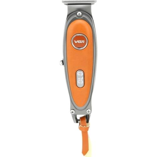 VGR 263 hair trimmer USB rechargeable hair clipper haircut machine oil head clipper hair carving clipper beard trimmer LCD