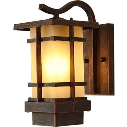 Outdoor Wall Lights Simple Modern Creative Waterproof exterior Balcony Courtyard Step Corridor Street Garden Lighting villa bra