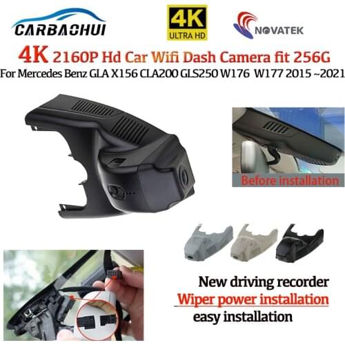 Car DVR Wifi Video Recorder Dash Cam Camera Easy Installation For Mercedes Benz GLA CLA200 GLS250 2015 2016 2017 HD 1600P