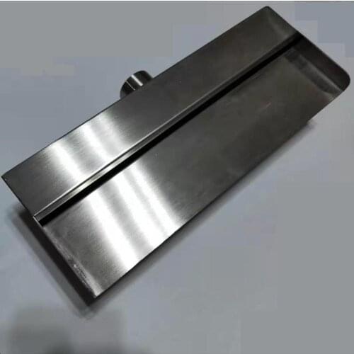 Waterproof 300mm length 304 stainless steel waterfall water fall without led lights pool garden stainless steel water curtain