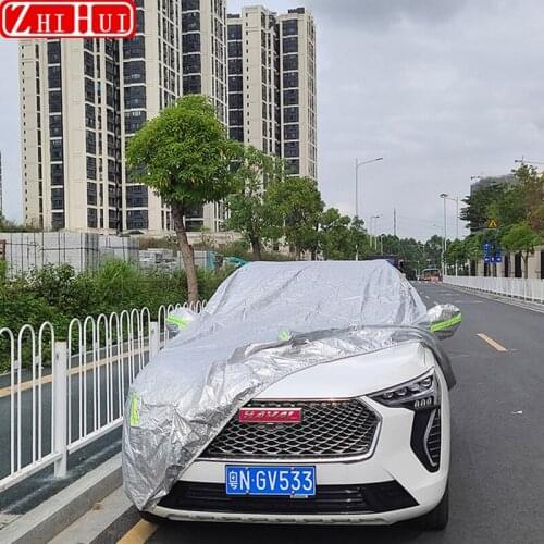 Waterproof Car Covers Outdoor Sun Protection Exterior Parts For Reflector Anti Rain Snow Dust For Haval Jolion 2021 Accessories