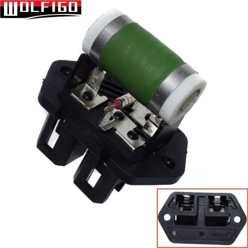 WOLFIGO New Radiator Heater Blower Motor Fan Resistor For Fiat Alfa Romeo Bravo Coupe Punto Stilo P-EUGEOT BOXER 06-17 60658834