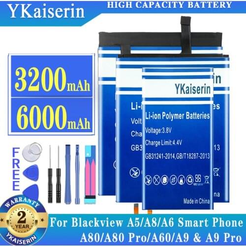 YKaiserin Blackview Phone Batteries