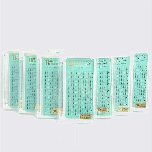 10 trays 5D volume Fans lashes Individual makeup tools Eyelash Extension Premade Flase Lashes 2D Volume Eyelashes Free Shipping