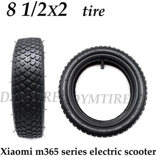 8 1/2x2 Tire Inner Outer Tube for Xiaomi Mijia M365 Series Electric Scooter Anti-Skid Front and Rear Tyre Parts