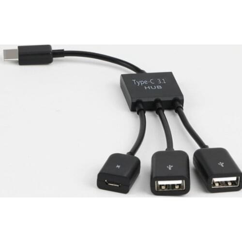 Type-C USB Adapter OTG Cable USB C 3.0 2.0 Male To USB Micro Female Adapter USB Hub for Samsung Xiaomi Huawei