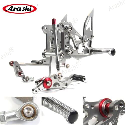 Arashi New For MV AGUSTA Brutale 675 800 Dragster / F3 675 2012 2013 2014 2015 2016 Adjustable Footrests Foot Pegs Rider Rearset