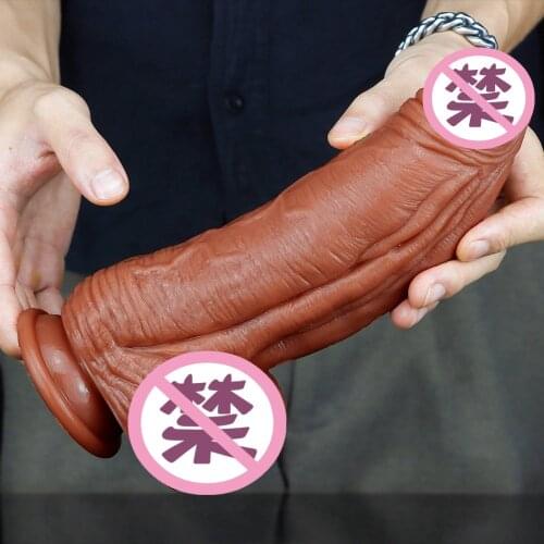 Large Double Layer Silicone Dildos for Anal Women G-spot Vaginal Simulation Masturbation Big Dick Penis Female Adult Sex Product