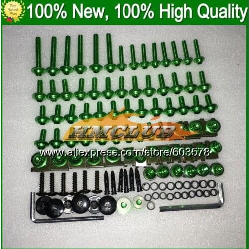 Fairing bolts full screw kit For KAWASAKI NINJA ZX9R 94 95 96 97 ZX-9R 9 R ZX 9R 1994 1995 1996 1997 CL38 Nuts bolt screws Nut