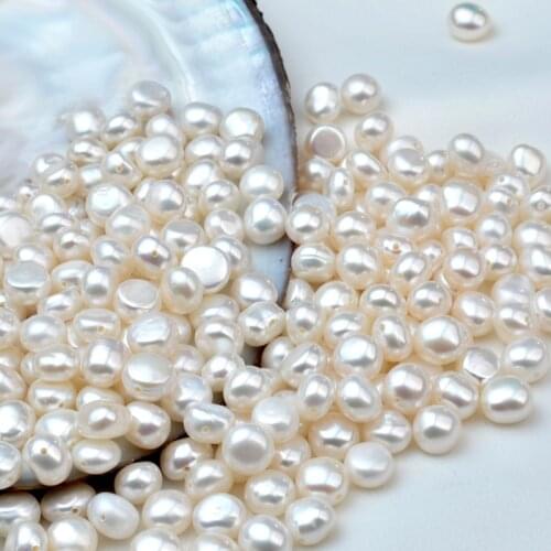 ZHIXI DIY Beads for Jewelry Making Handmade Natural Freshwater Pearl Baroque Loose Beads Wholesale Fine Necklace