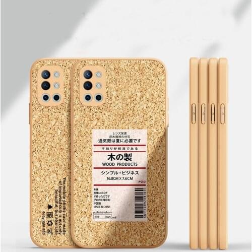 For OnePlus 9 Pro Case Soft Wood heat dissipation Slim Protective Back Cover Case For One Plus 9R oneplus9 9Pro 1+9R Phone Shell